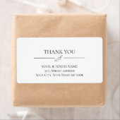 会社名アドレスエレガントシンプル製品 ラベル (インサイチュ)