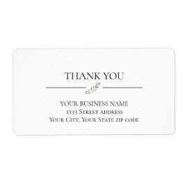 会社名アドレスエレガントシンプル製品 ラベル