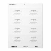 会社名アドレスエレガントシンプル製品 ラベル (フルシート)