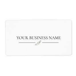 会社名エレガントシンプル製品ラベル ラベル