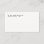 会社名スローガンロゴの追加モダンテンプレート 名刺 (正面)