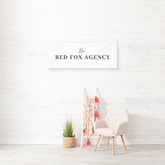 会社名ブランド2.5' x 6' 横断幕 (インサイチュ)