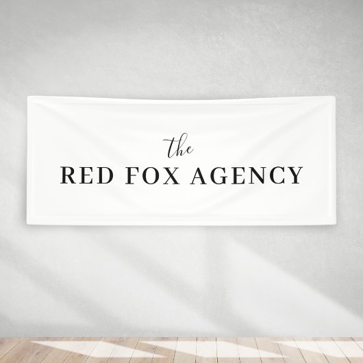 会社名ブランド2.5' x 6' 横断幕