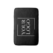 会社名ロゴの追加の会社プロフェッショナル文字 バスマット (正面縦)