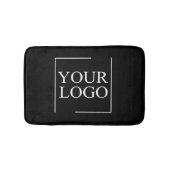 会社名ロゴの追加の会社プロフェッショナル文字 バスマット (正面)