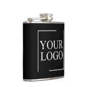 会社名ロゴの追加の会社プロフェッショナル文字 フラスク (右)