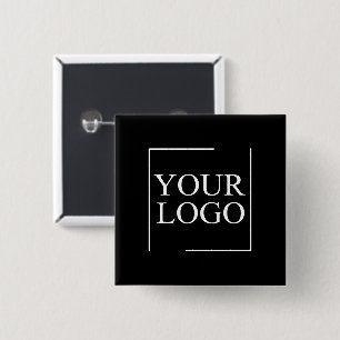 会社名ロゴの追加の会社プロフェッショナル文字 缶バッジ