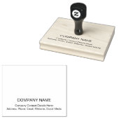 会社名事業連絡詳細ゴム ラバースタンプ (押印)