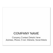 会社名事業連絡詳細ゴム ラバースタンプ (インプリント)