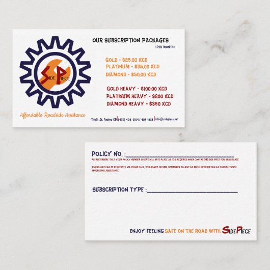 会社名刺 名刺 (正面/裏面)