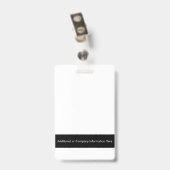 会社名前をカスタムするバッジ バッジ (クリップ付き裏面)