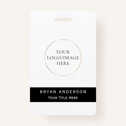 会社名前をカスタムするバッジ バッジ (正面)