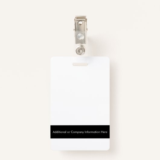 会社名前をカスタムするバッジ バッジ (裏面クリップ)