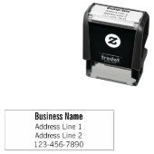 会社名差出人住所と電話番号 セルフインキングスタンプ (インサイチュ)