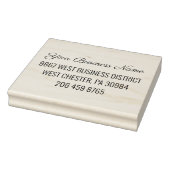 会社名差出人住所と電話番号 ラバースタンプ (スタンプ)