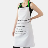 会社名情報の会社のエプロンテンプレート エプロン (インサイチュ)