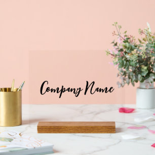 会社名文字テンプレート アクリルサイン