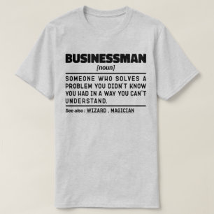 会社名詞社クール業家皮肉 Tシャツ