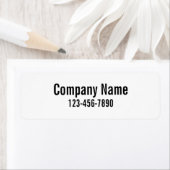 会社名電話番号製品ラベルテンプレート ラベル (インサイチュ)