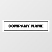 会社名 ウィンドウサイン (シート)