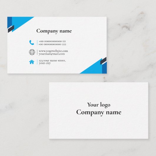 会社名 名刺 (正面/裏面)