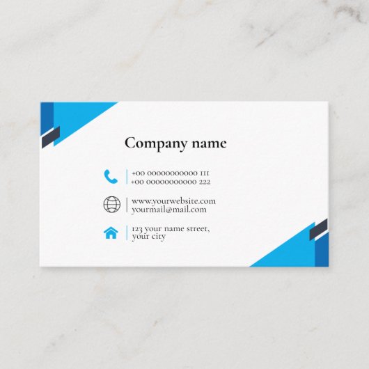 会社名 名刺 (正面)