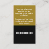 会社名QRコードバーコードカスタム 名刺 (裏面)