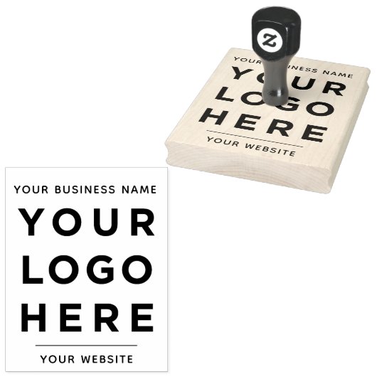 会社名Webサイトのカスタムロゴ ラバースタンプ (押印)