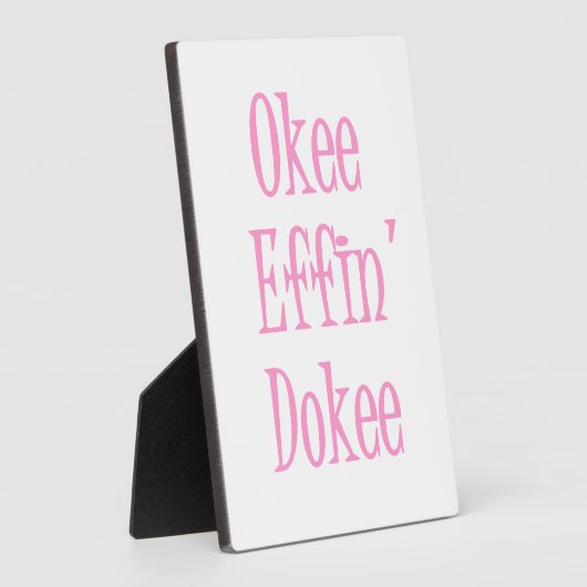 会社員おもしろいことわざまたはモットデスクプラーク フォトプラーク (側面)