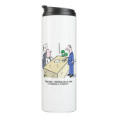 会社員が誰かに気付かれる。おもしろい タンブラー (回転右)