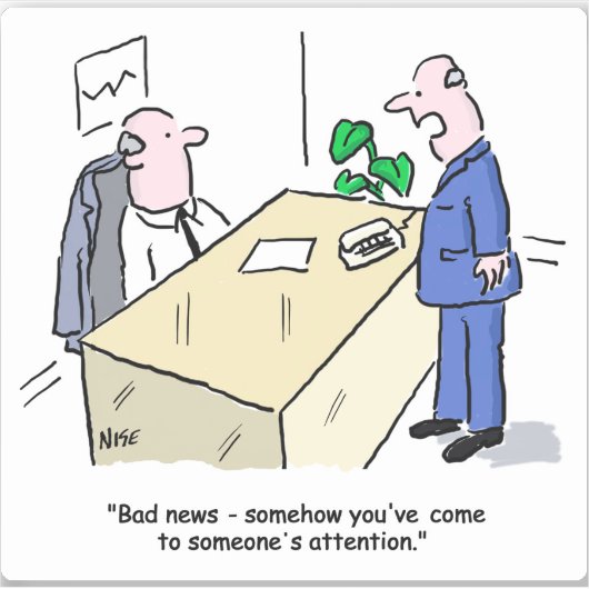 会社員に気付いた シール (正面)