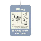 会社員は離れ早い カーエアーフレッシュナー (正面)