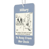 会社員は離れ早い カーエアーフレッシュナー (左)