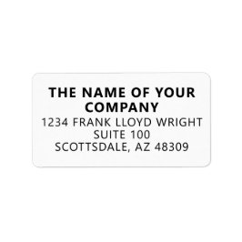 会社固定カスタム事業差出人住所 ラベル