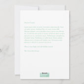 会社平和と喜びクリスマスNoフォトホリデーCa シーズンカード (裏面)