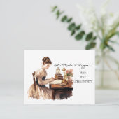 会社広告の事業用はがき ポストカード (スタンド正面)