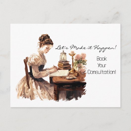 会社広告の事業用はがき ポストカード (正面)