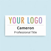 会社従業員名タグ会社ロゴ磁気 名札