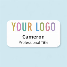 会社従業員名札会社ロゴ磁気 名札