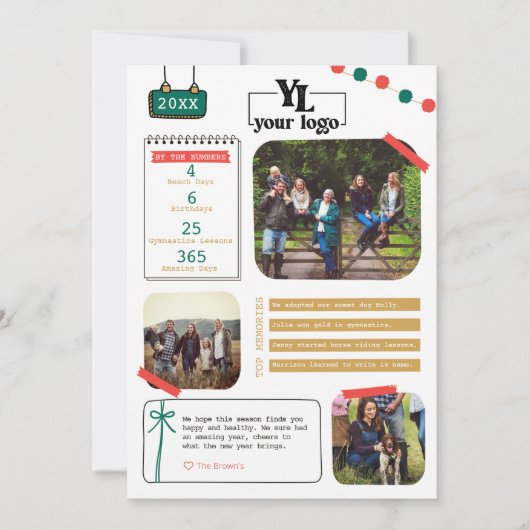 会社概要ホリデーカード シーズンカード (正面)