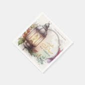 会社水企業の色ランタンイードムバラク スタンダードカクテルナプキン (角)