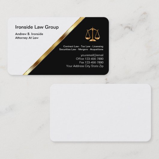 会社法のオフィス 名刺 (正面/裏面)