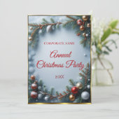 会社法人クリスマスパーティーディナー 招待状 (スタンド正面)
