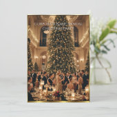 会社法人クリスマスホリデーパーティー 招待状 (スタンド正面)