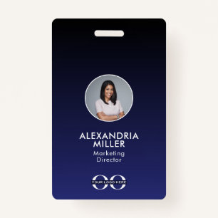 会社社員のQRコードバッジ バッジ