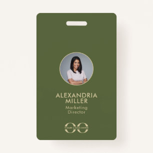 会社社員のQRコードバッジ バッジ