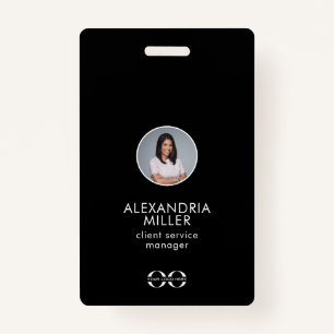 会社社員のQRコードバッジ バッジ