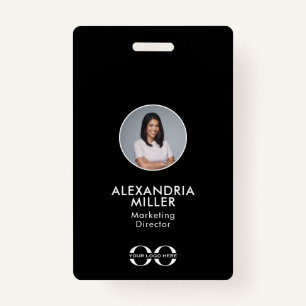 会社社員のQRコードバッジ バッジ