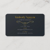 会社管理者 名刺 (裏面)