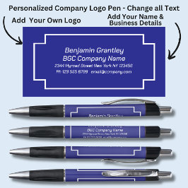 会社詳細名の追加王室の、背景 ボールペン